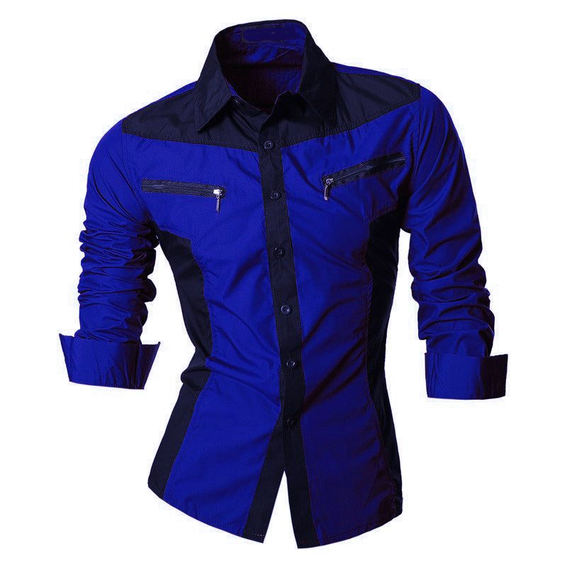 Camisas de hombre azules sale