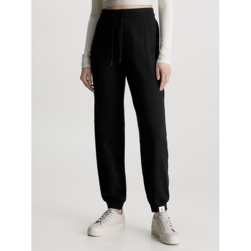 Pantalon De Chandal De Algodon Organico Mujer Negro Calvin Klein CALVIN KLEIN falabella