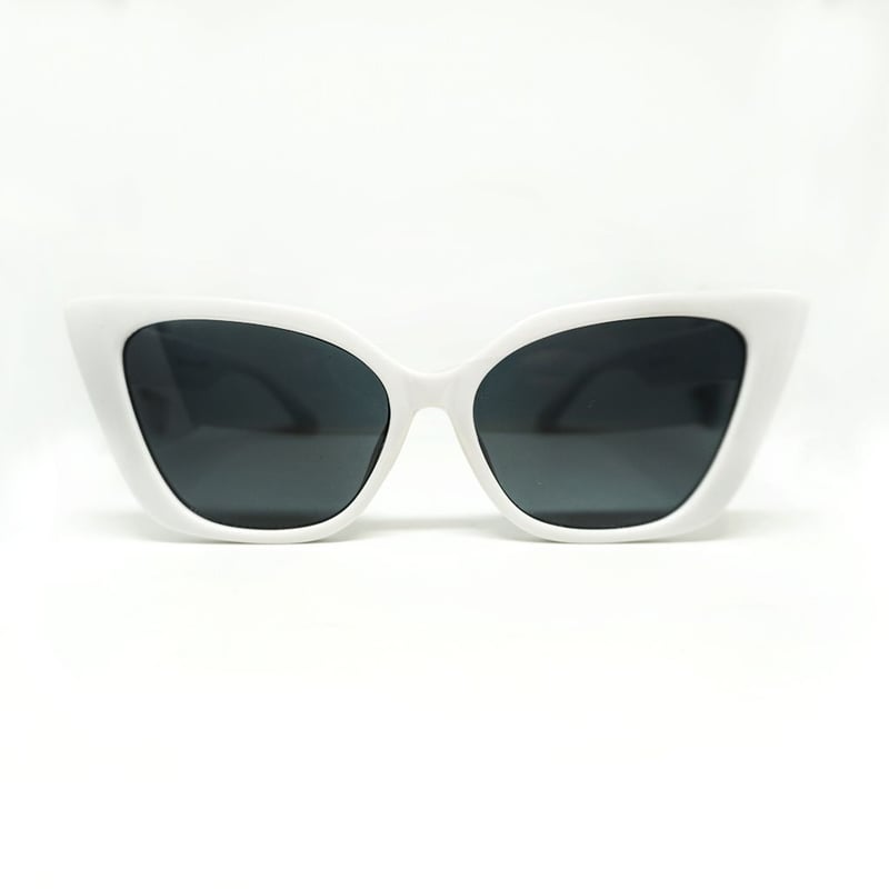 Gafas de sol cat eye blancas shop