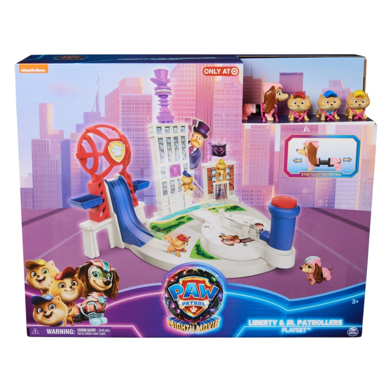 PAW PATROL MIGHTY MOVIE SET LIBERTY & JR PATROLLERS PAW PATROL ...