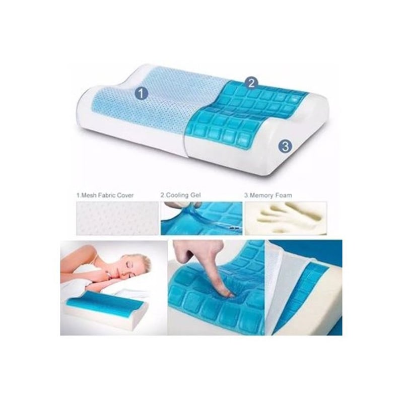Almohadas gel ortopédica memory energy plus shop