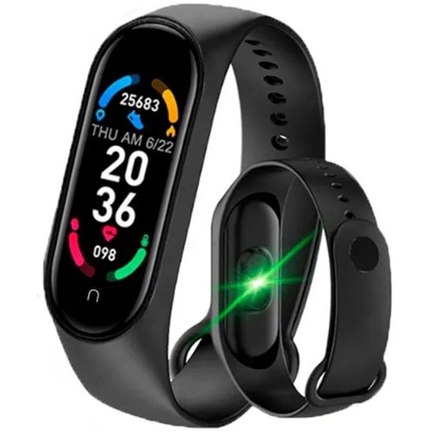 Brazalete inteligente pulsera reloj contador pasos calorias GENERICO falabella