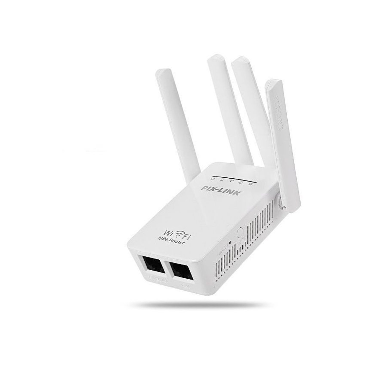 Repetidor amplificador senal wifi 4antenas rompemuros pixlin PIX LINK falabella