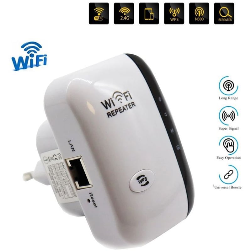 Repetidor wifi amplificador de senal super potente 802.11 n GENERICO falabella