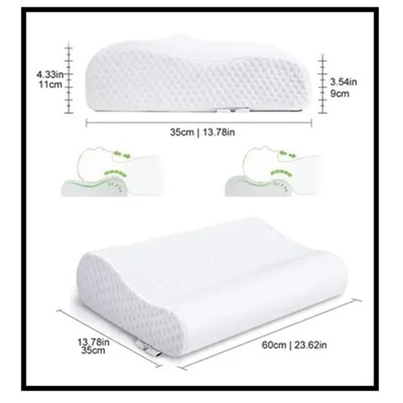 2 almohadas memory pillow ortopedicas aloe vera VERA falabella