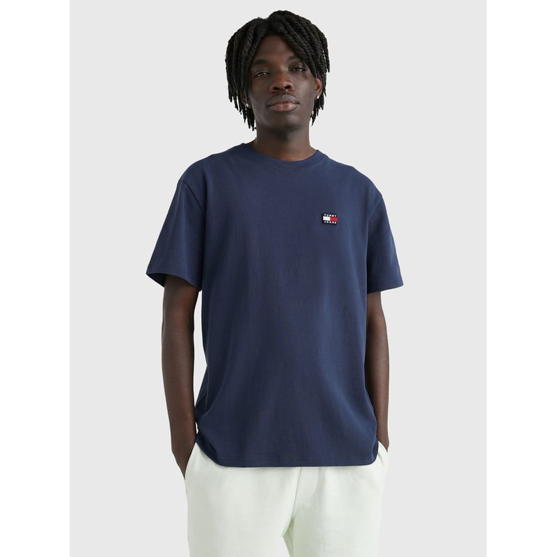 Camiseta De Corte Clasico Con Parche Hombre Azul Tommy Jeans TOMMY HILFIGER falabella