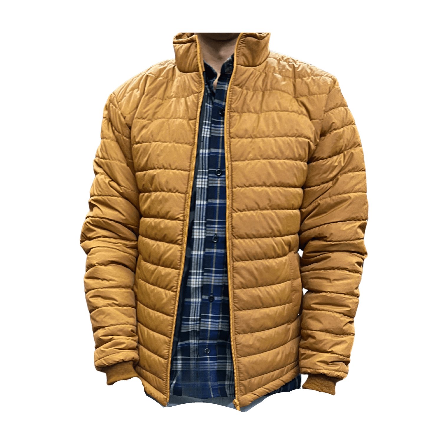 Abrigo mostaza hombre clearance