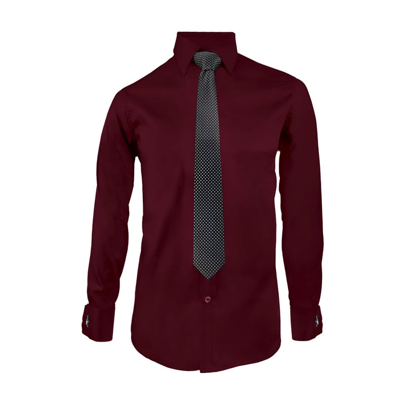 Camisa vinotinto hombre shop