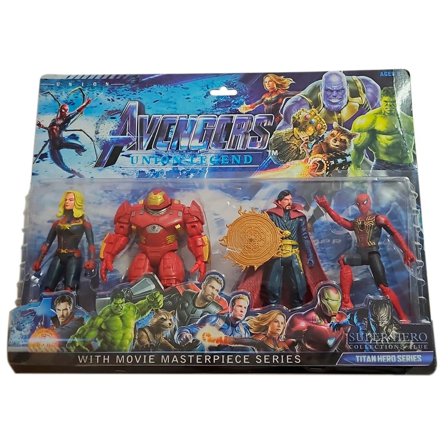 Set X4 Munecos Avengers 14cm Figura Juguetes GENERICO falabella