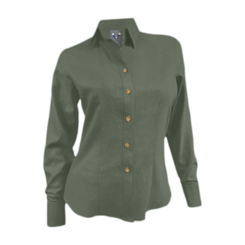 Camisa verde para mujer shop