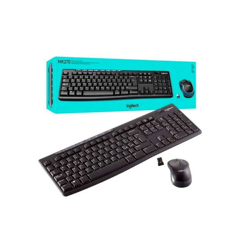 Kit Teclado Mouse Inalambrico Logitech MK270 Espanol LOGITECH falabella