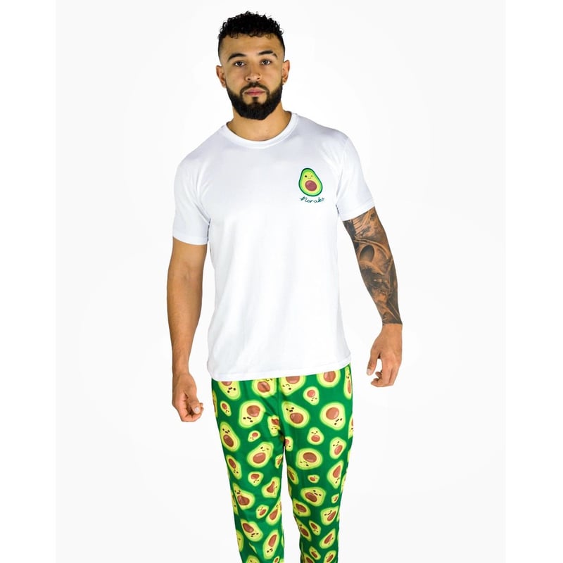 Conjunto Pijama pantalon piel de durazno Hombre Aguacate NERAKO falabella