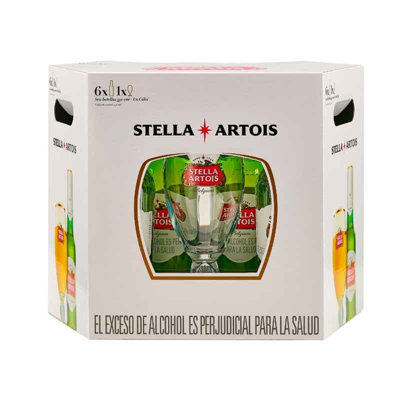  - Stella Artois 330 ml x 6 + Caliz 250