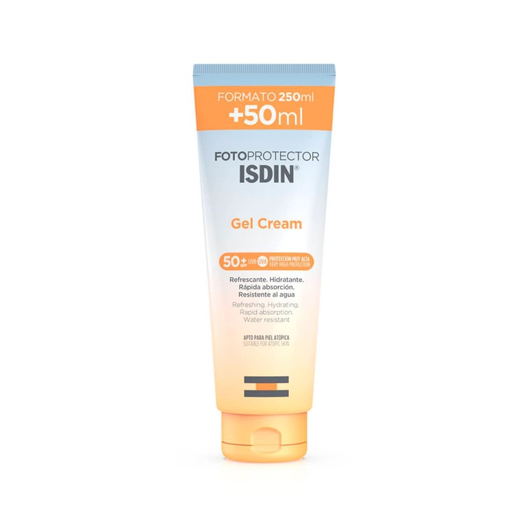 Bloqueador Solar Gel Cream Isdin para Todo tipo de piel 250 ml