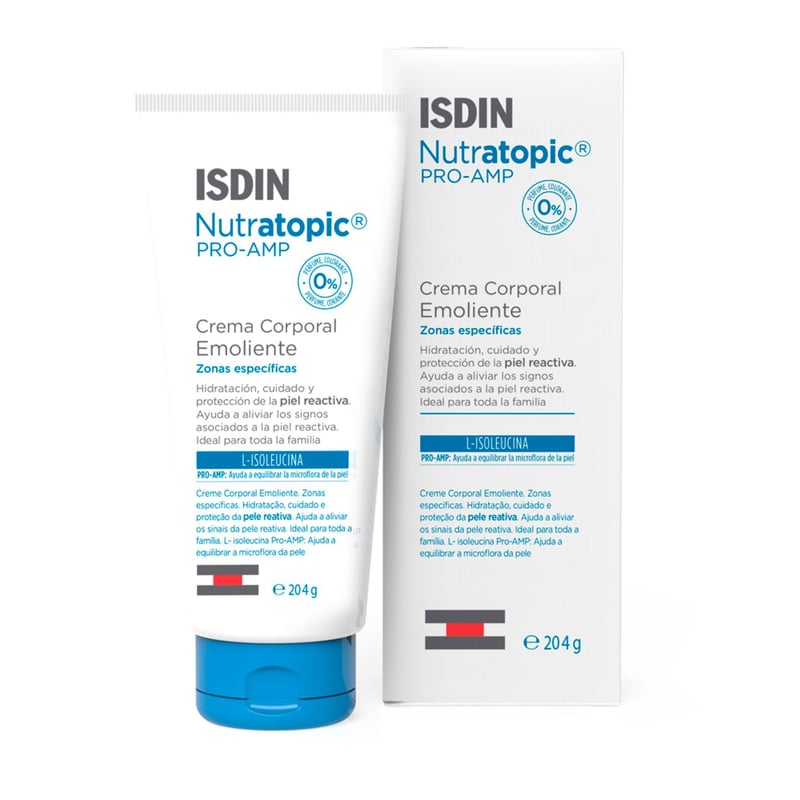 ISDIN - Hidratante Corporal Nutratopic Pro AMP Isdin para Piel Sensible 200 ml