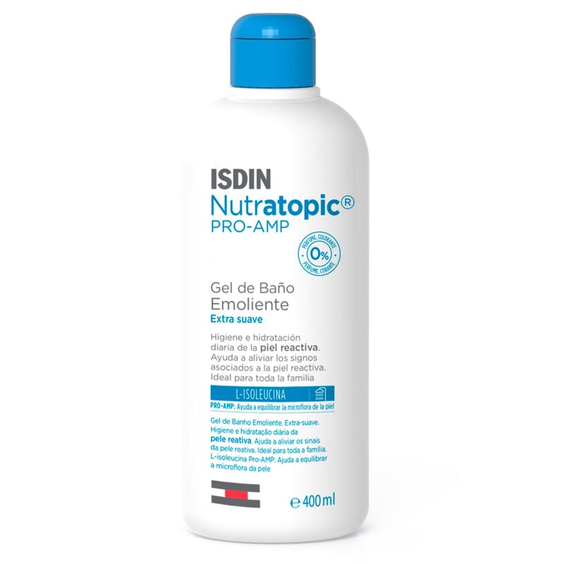 ISDIN - Limpiador Nutratopic de Baño Isdin para Piel Sensible 400 ml
