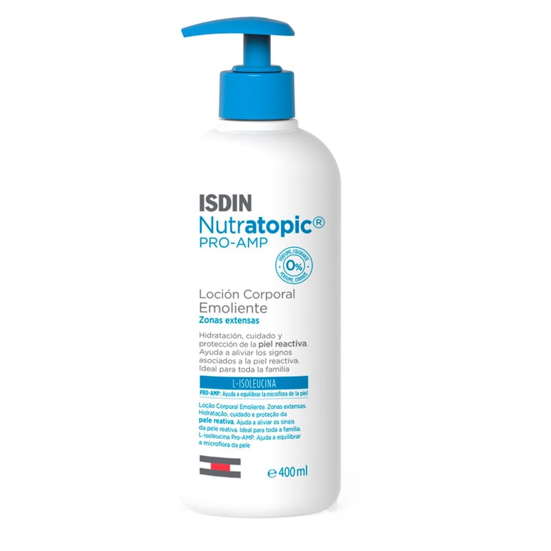 ISDIN - Hidratante Corporal Nutratopic Pro - AMP Isdin para Piel Sensible 400 ml