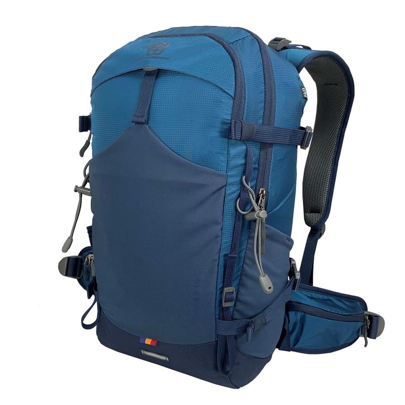 Morral Bolso Camping Senderismo Impermeable 30l Azul FITNICS falabella
