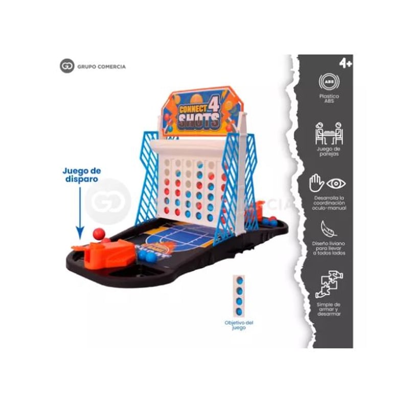 Mini basquetbol De Mesa Juego De Interaccion Encestar Pelota SHENGKE falabella