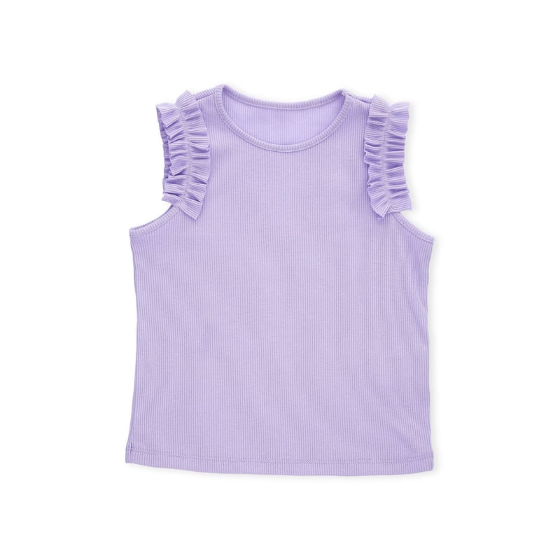 Camiseta Morada Manga Sisa En Boleros Para Bebe Nina Baby Planet.