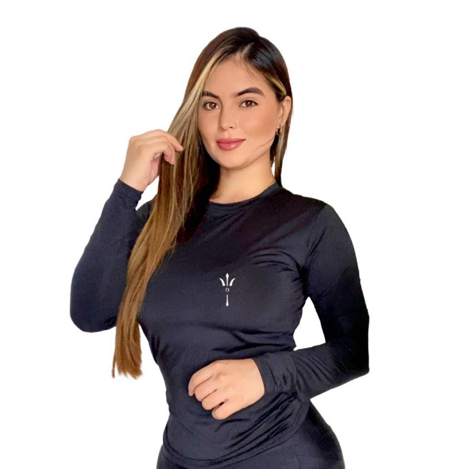 Camibuso Dama Manga Larga En Licra Para Deportes Y Natacion POSEIDON SPORTWEAR falabella