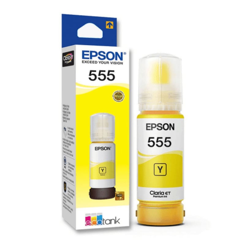 BOTELLA EPSON 555 TINTA AMARILLO