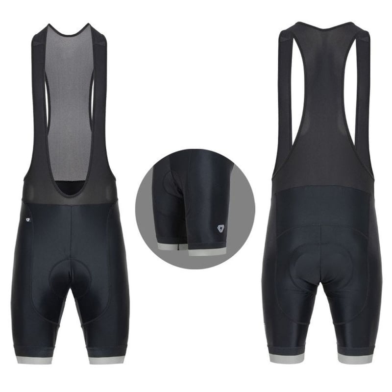Pantaloneta Ciclismo GW C T Hombre Duos Negro Gris
