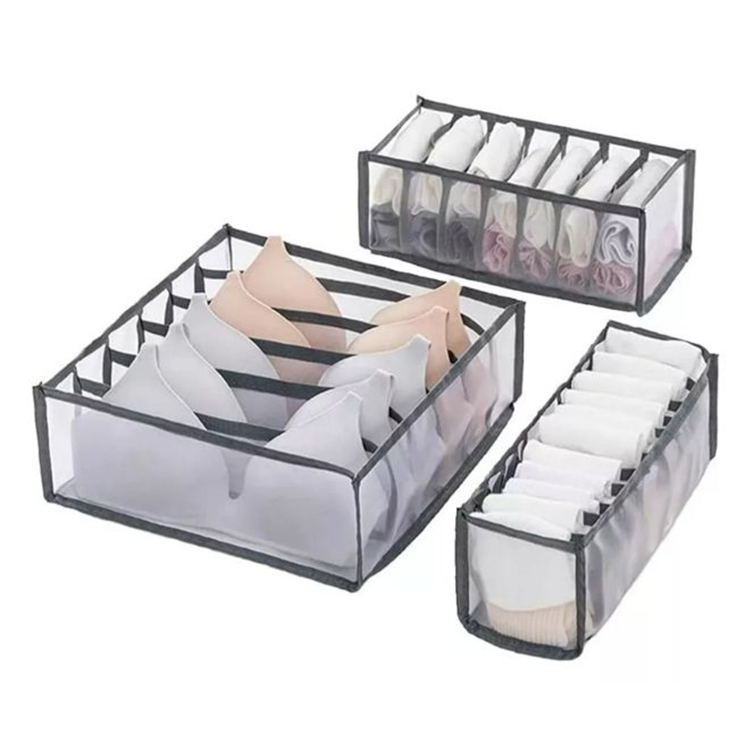 Organizador De Ropa Interior Set De 3 Divisores Gran Promo GENERICO falabella