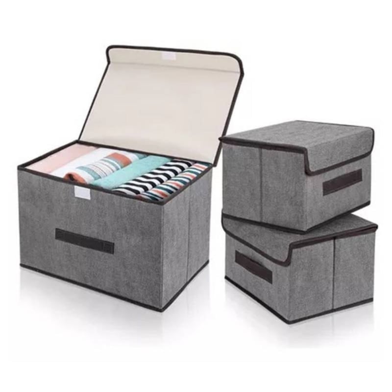 Set cajas organizadoras de ropa x3 GENERICO falabella