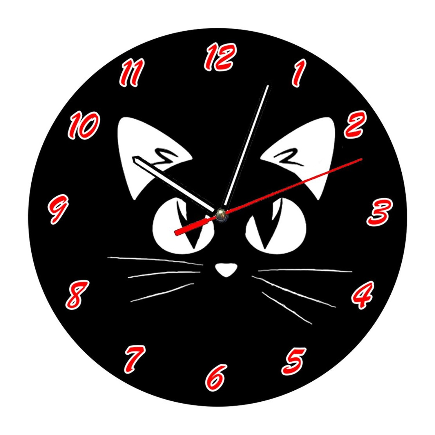Reloj de pared gato hotsell