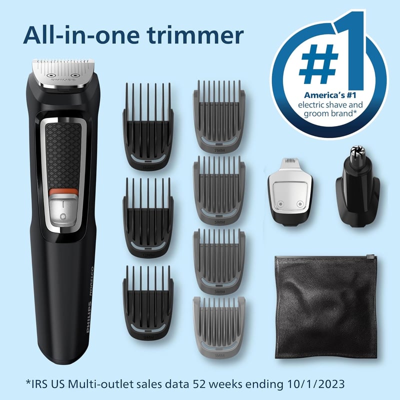Maquina Cortadora Inalambrica Philips Cabello Barba Nariz Oreja 13 pzs PHILIPS falabella
