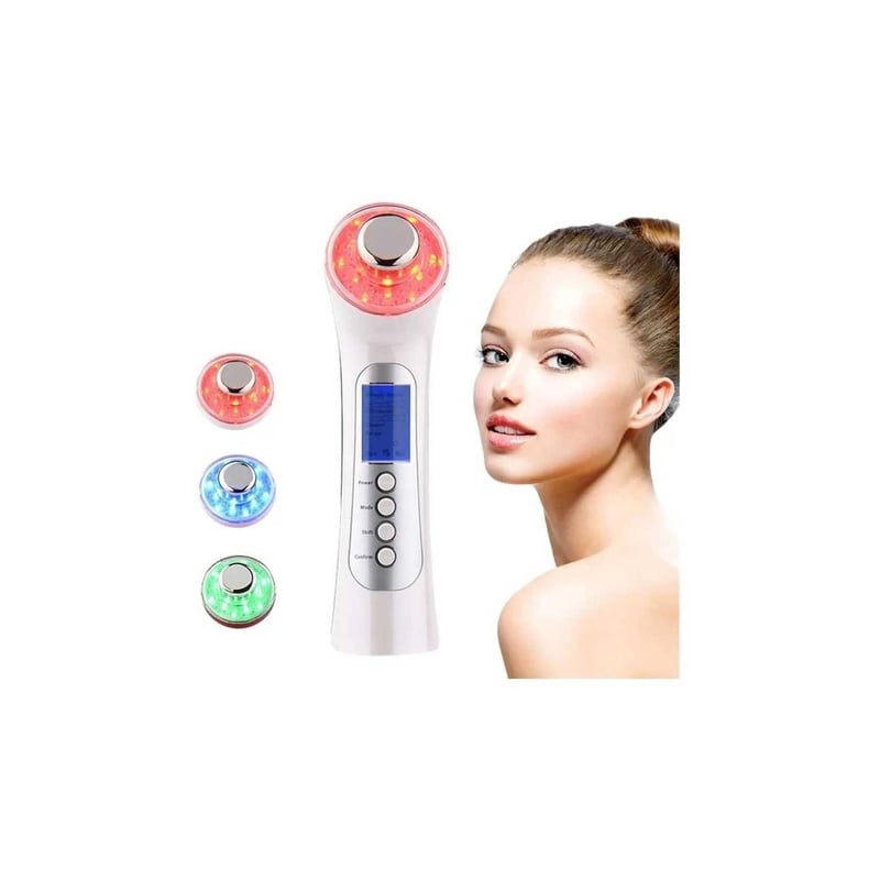 Masajeador facial led ultrasonico hotsell
