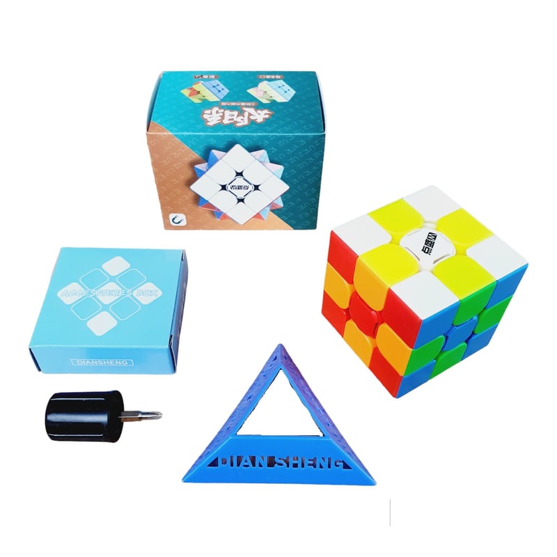 Bukefuno DianSheng FTO M Ottaedro Magnetico - Cubo Magico A 8 Facce Con Nucleo Magnetico - Puzzle Di Velocità Per Adulti E Ragazzi - 2