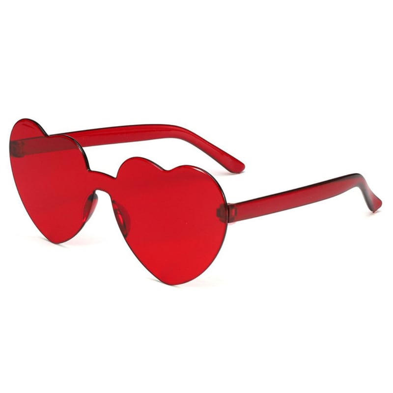 Gafas Corazon Fashion Party Rimless Colores