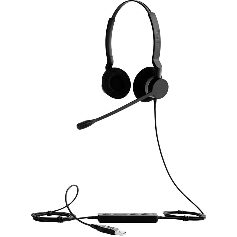 Cuffie Jabra BIZ 2300 USB Duo Con Microfono Cancellazione Rumore - Per Contact Center