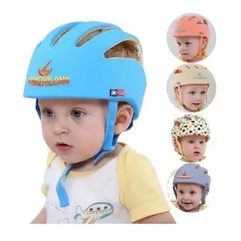 Casco Antigolpes Para Bebe Gorro Protector Ajustable Ninos GENERICO falabella