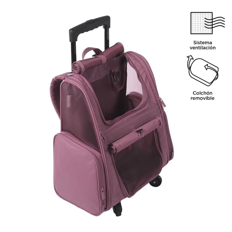 Morral Cargador Perro Rue Maxxie Rosado TOTTO falabella