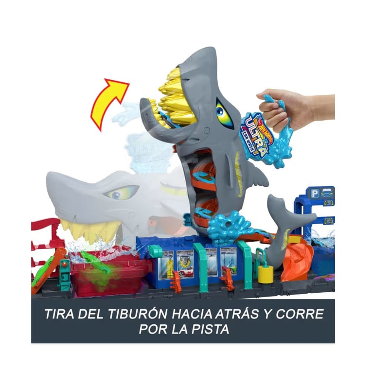 Pista de carros hot wheels tiburon online