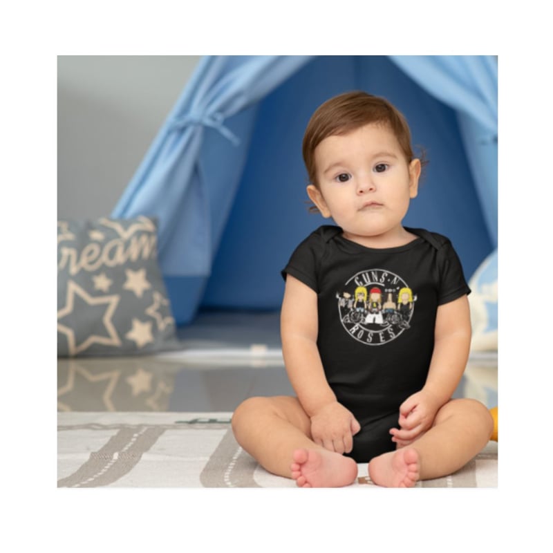 Ropa Para Bebe Body Guns And Roses Rock Baby Monster Negro BABY MONSTER falabella