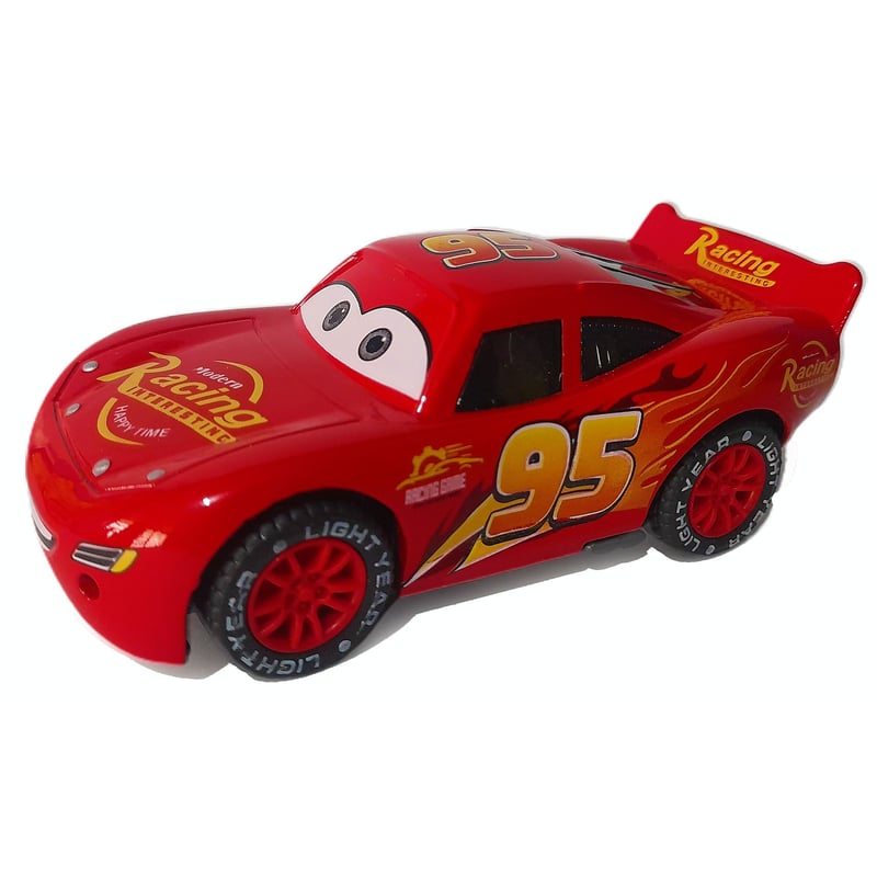 Juguete Carro De Cars Arrastrable Para Ninos Rayo Mcqueen GENERICO falabella