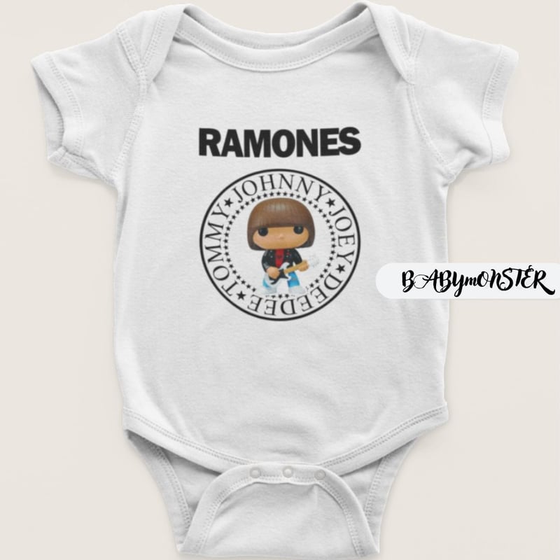 Ropa Bebe Body Bodie Rock Ramones Baby Monster Blanco BABY MONSTER falabella