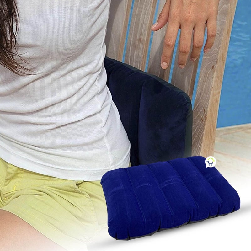 Almohada Portatil Multiusos Cojin Inflable Viajera 68672 COMPRALOENCASA COM falabella