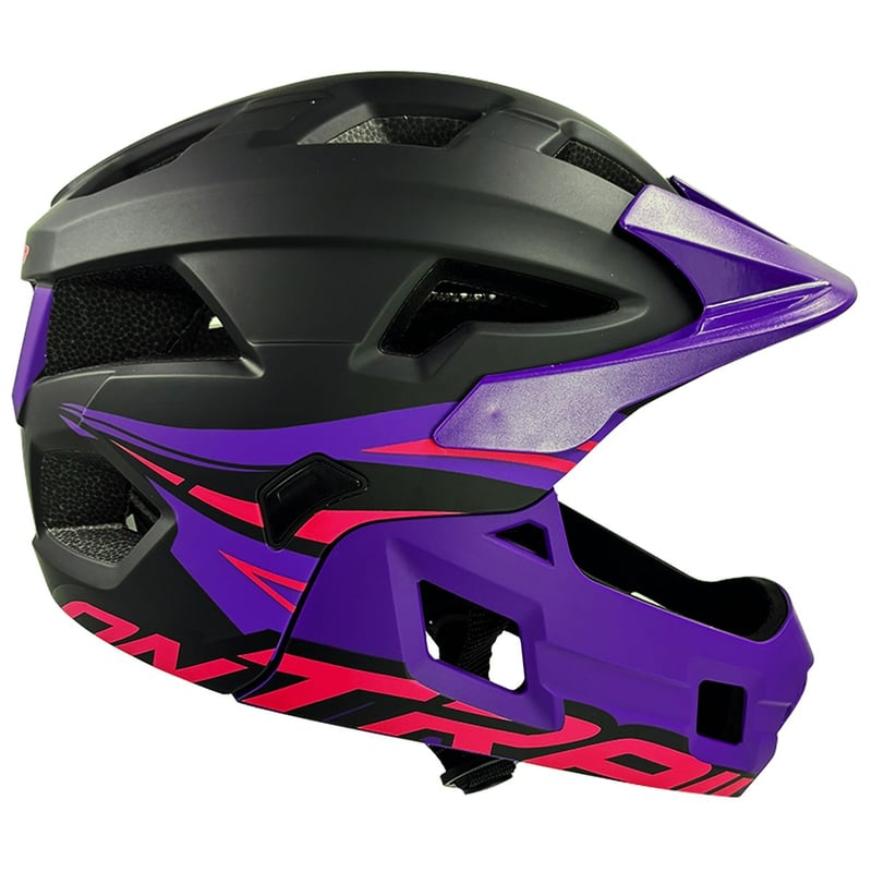 Casco Para Ninos Ontrail Racer Negro Morado S Bicicross Bmx ONTRAIL falabella