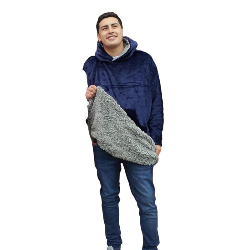 Buzosaco Cobija Gigante Overside Unisex Doble Adulto Hoodie GENERICO falabella