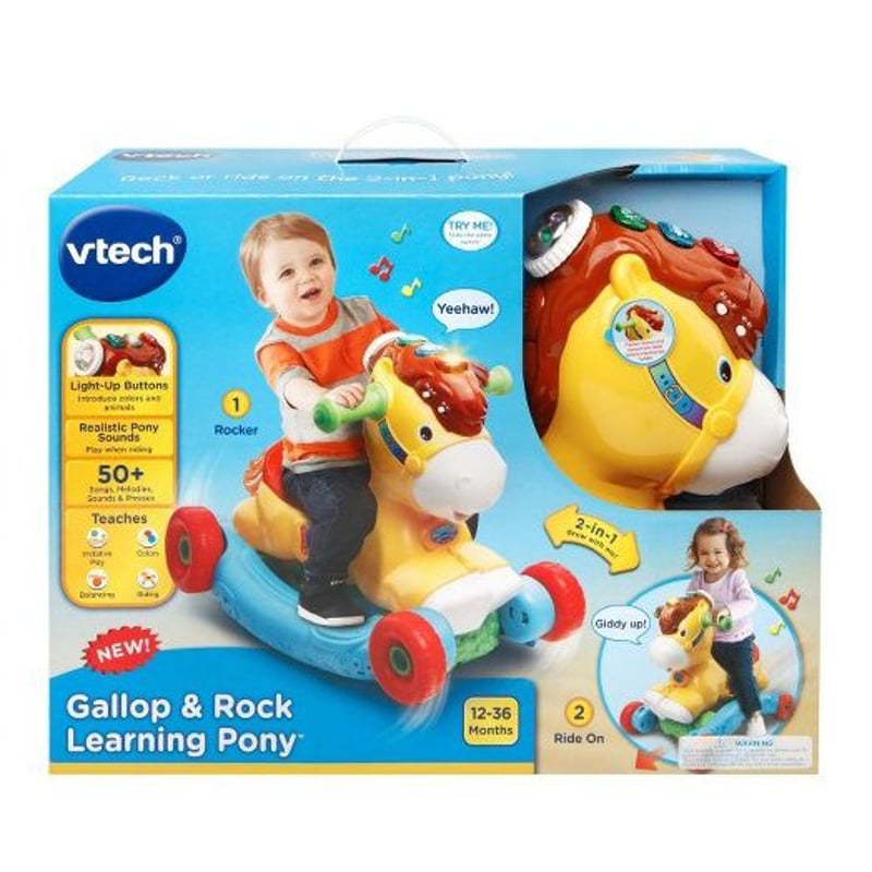 Pony 2en1 Montable Balancin Vtech Luces Y Sonidos VTECH falabella
