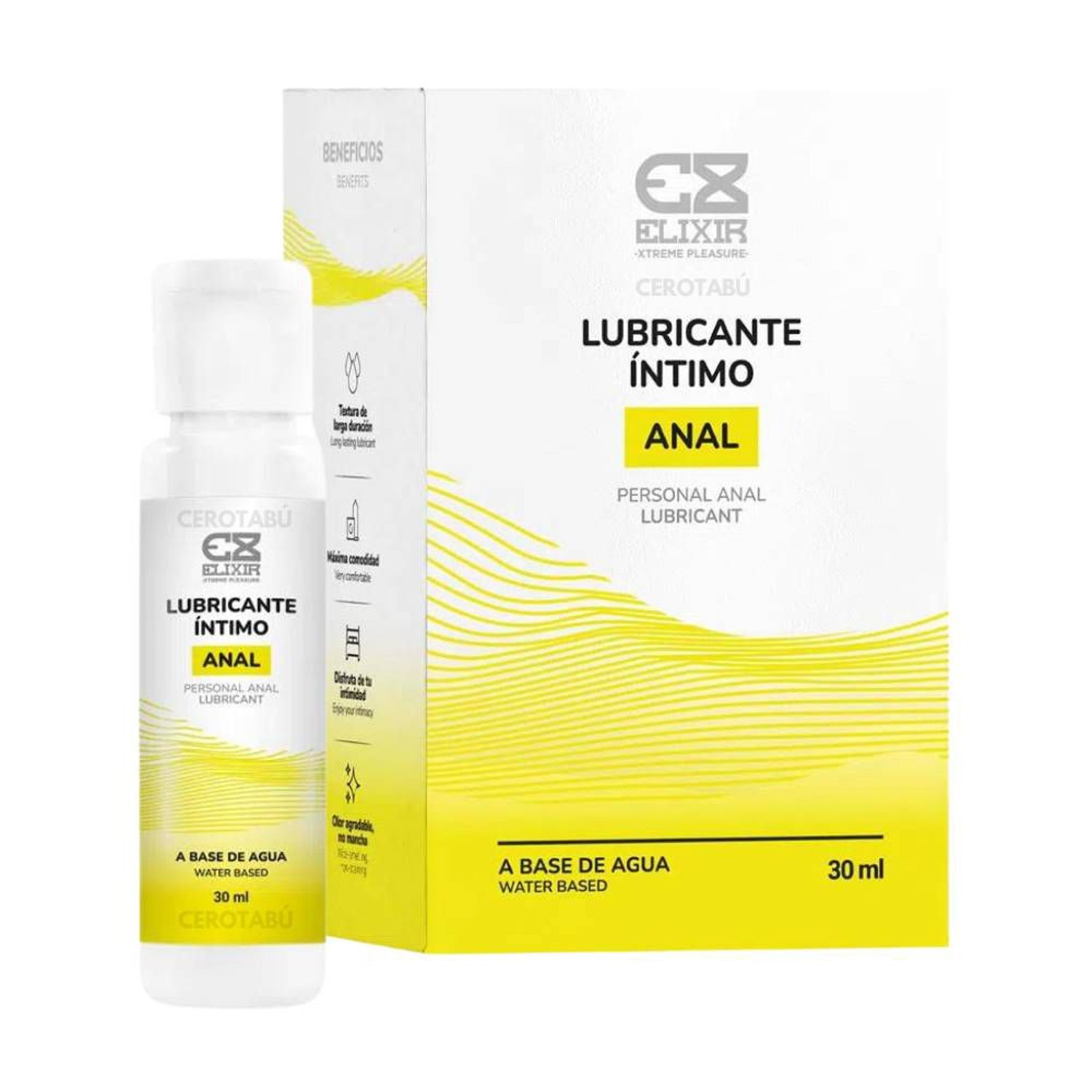 Lubricante Intimo Anal Sexo Sin Dolor Base Agua Elixir 30ml GENERICO |  falabella.com