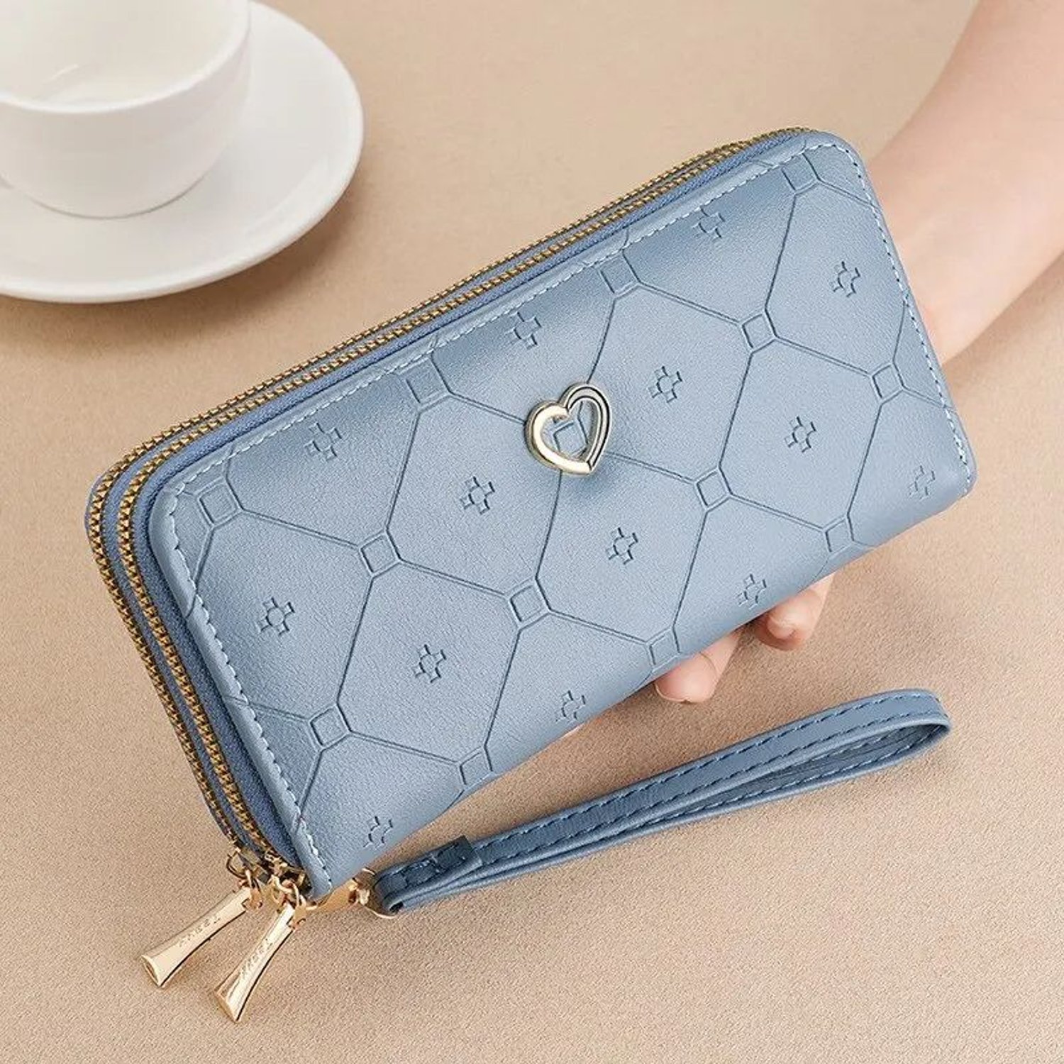 Cartera Larga Con Cremallera Para Mujer Moda Japonesa GENERICO falabella