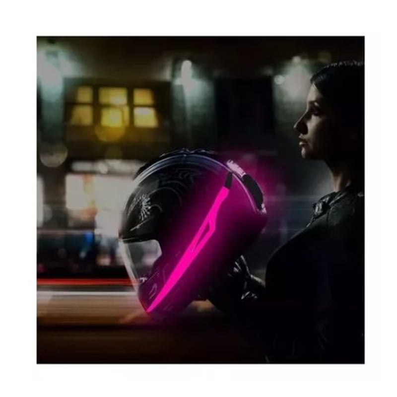 Luz led casco moto shop