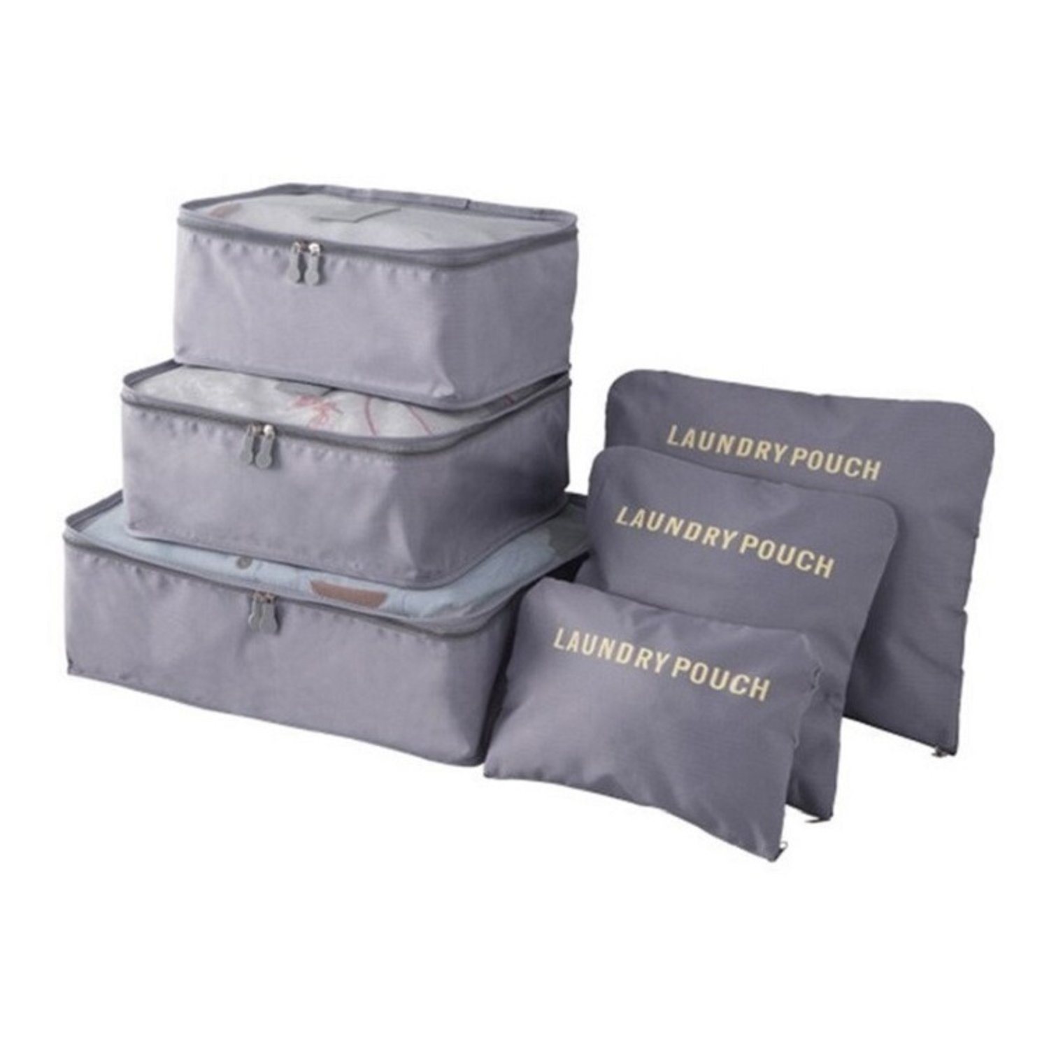Set Organizador De Viaje Kit X 6 Piezas Maleta Viajero