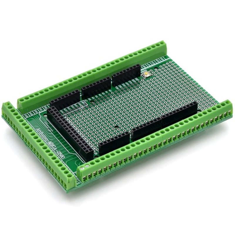 Shield Bornera Tornillo Prototipo PCB Arduino Mega 2560 GENERICO